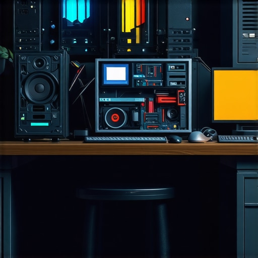 Future-Proof Workstation Setup Modern workstation with advanced SSDs and cooling solutions in a professional office environment