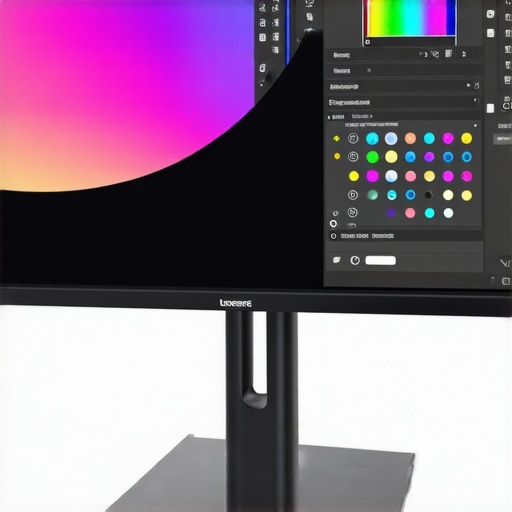 A professional monitor with accurate colors and ergonomic stand