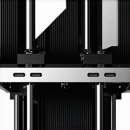 Close-up of a 60TB SSD installed in a workstation with active cooling