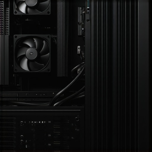 A well-maintained high-performance PC with advanced cooling solutions installed, emphasizing airflow and hardware health.
