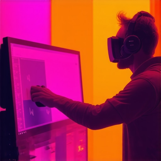 Person using thermal camera to analyze heat distribution in a workstation PC.