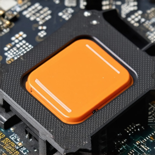 Detailed image showing graphene-based thermal paste being applied to CPU