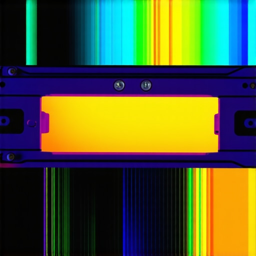 A technician using a thermal camera to monitor a workstation's temperatures, highlighting cooling efficiency.