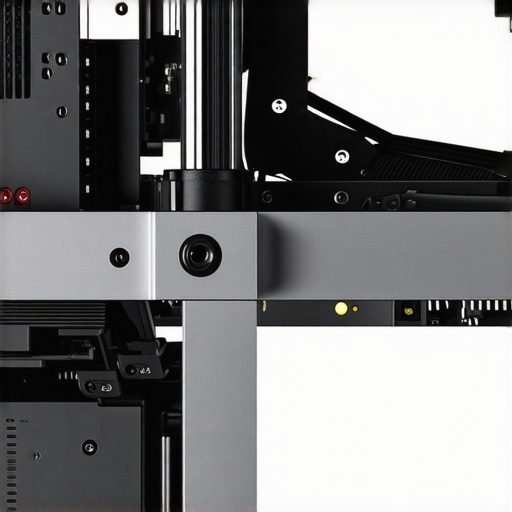 A sleek titanium open-frame PC case with visible cooling components and airflow setup