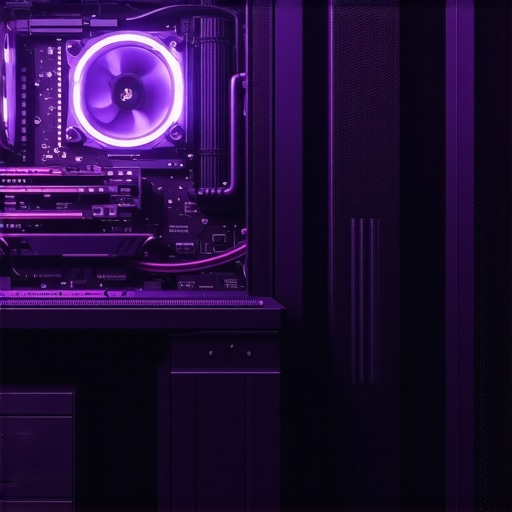 A professional workstation with clean components and advanced cooling