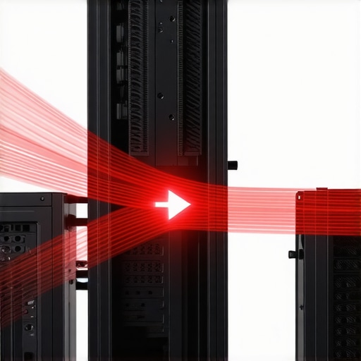 Diagram illustrating proper airflow paths inside a computer case with dual GPUs