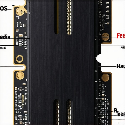 Diagram showing SSD partitioning strategy for performance enhancement.