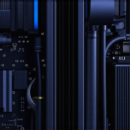 Gaming PC with advanced liquid cooling setup