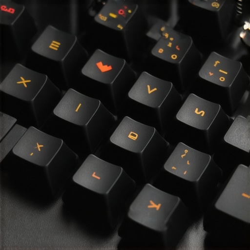Close-up of tactile mechanical keyboard switches showing bump and stem