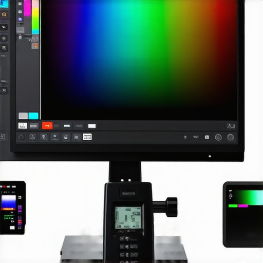 Monitor Calibration for Color Accuracy Calibrating a professional monitor with a colorimeter to ensure color accuracy