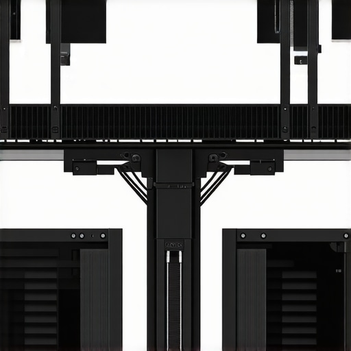 A clean, high-performance computer workstation demonstrating effective airflow and component placement