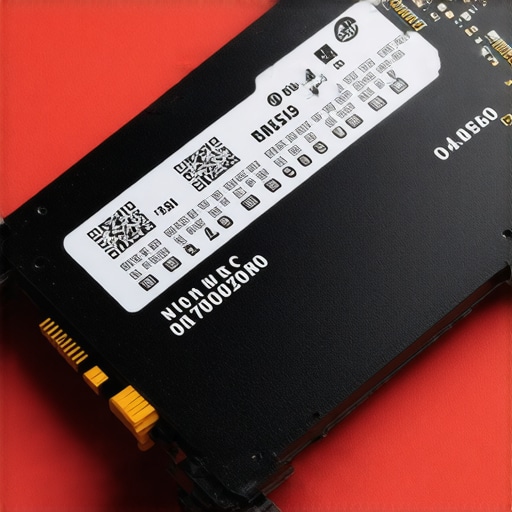 Detailed image showing NVMe SSD with endurance specifications highlighted