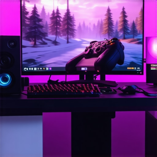 Close-up of a gaming monitor screen showing no screen tearing during fast motion.