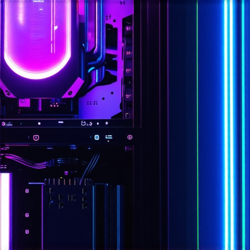 A custom-built workstation PC showcasing efficient cooling systems with multiple fans and liquid cooling radiators