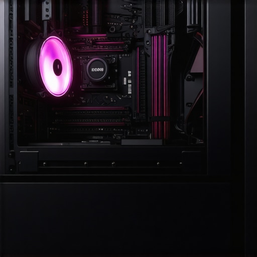 Renderer of a workstation PC with custom water cooling and optimal airflow arrangement