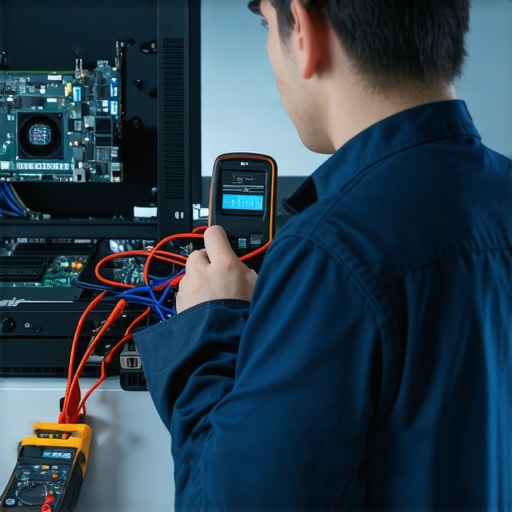 Essential tools for PC maintenance Technician using diagnostic tools to maintain PC components