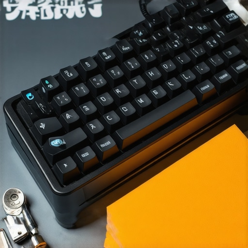 Close-up view of a mechanical keyboard's interior showing foam padding and case sealing for improved sound quality