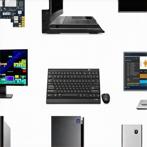 Myths vs. Reality in PC Components Comparison chart illustrating myths and facts about PC cooling, keyboards, monitors, and SSDs