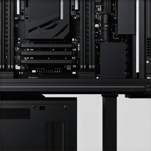 Optimized Workstation Cooling Design A high-end workstation PC showing internal airflow channels and cooling components.