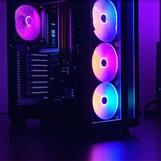 A modern workstation PC with advanced cooling and clean cable management