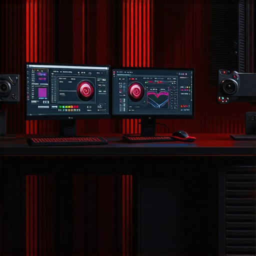 A clean and efficient PC workstation with proper cable management and cooling