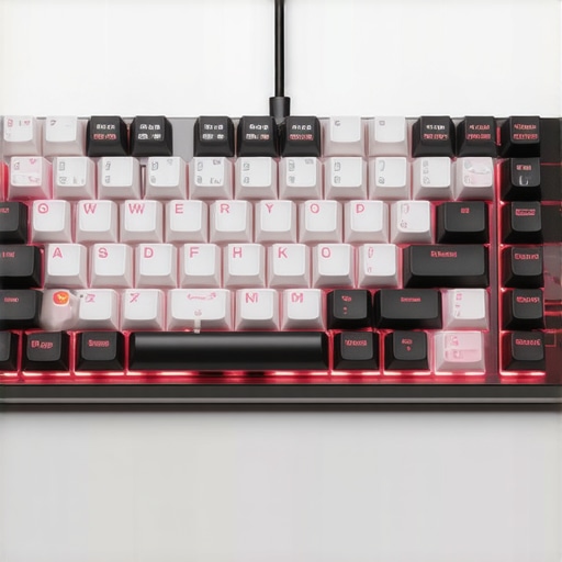 Premium Mechanical Keyboard for Professionals A close-up view of a high-end mechanical keyboard showcasing switches and build quality.