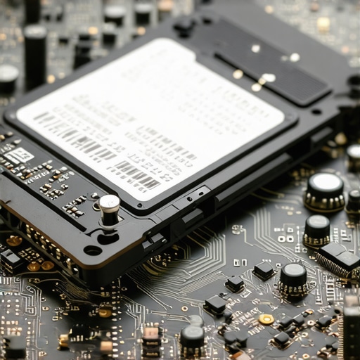 High-end SSD internal circuitry showing quality NAND chips