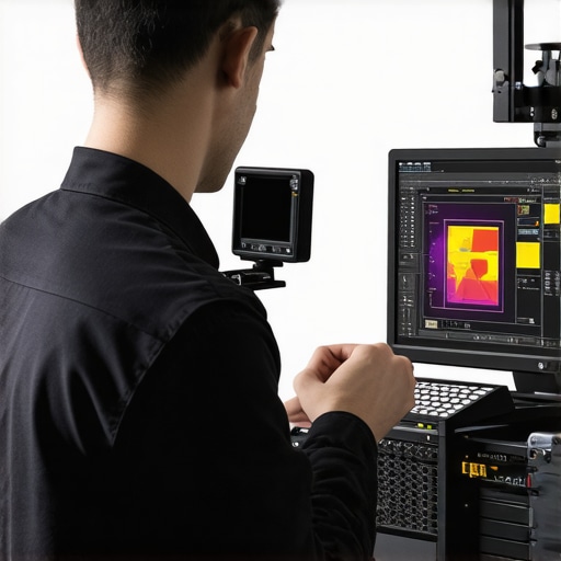 Workstation Maintenance Tools in Action Technician applying thermal and calibration tools to a professional workstation for maintenance