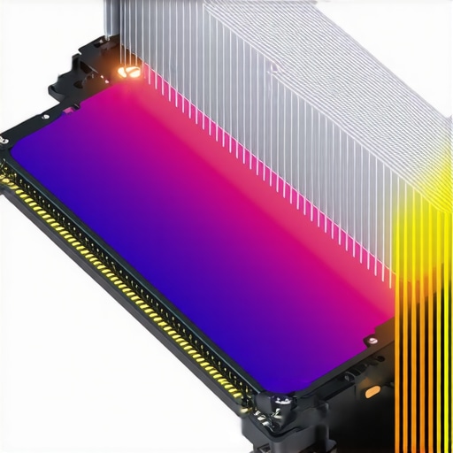 Gen5 NVMe SSD Thermal Management Close up of a Gen5 NVMe SSD with a large heatsink illustrating thermal throttling risks in workstations.