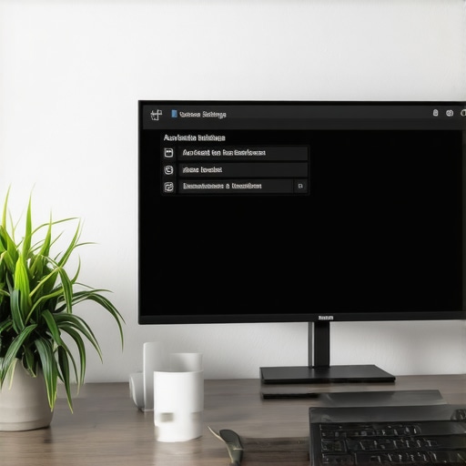 OLED Optimization Settings Setting Windows taskbar to auto-hide on an OLED monitor to prevent burn-in.