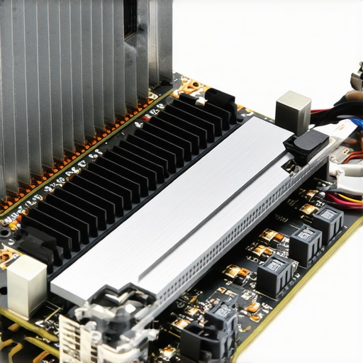 Advanced SSD Thermal Management for Workstations High-performance NVMe SSD with a dedicated heatsink for workstation cooling.