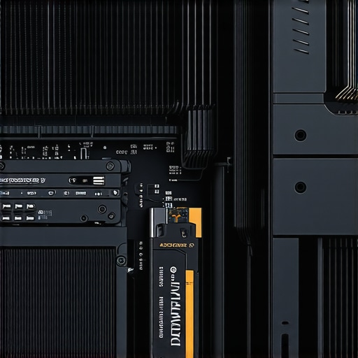 Advanced Workstation Thermal Management An air-cooled workstation PC interior with professional heat management components.