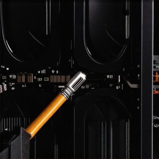 Cleaning a high-end GPU for better performance Close-up of a professional cleaning a graphics card to prevent thermal throttling