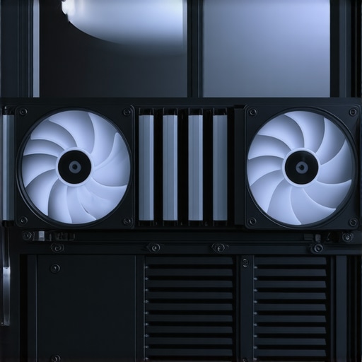 Custom Fan Shroud for Better Thermal Pressure Close up of a custom PC cooling shroud sealing a fan to a radiator