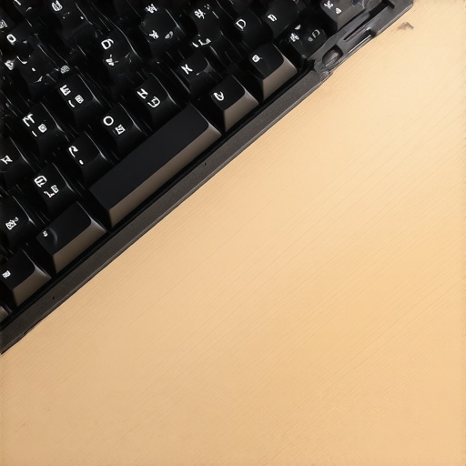 Custom Heavy Aluminum Mechanical Keyboard Setup A solid gray aluminum mechanical keyboard on a clean wooden desk demonstrating an ergonomic workstation setup
