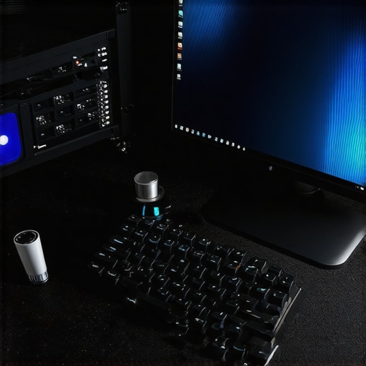Essential Tools for Workstation Maintenance A collection of professional PC and keyboard maintenance tools on a modern desk.