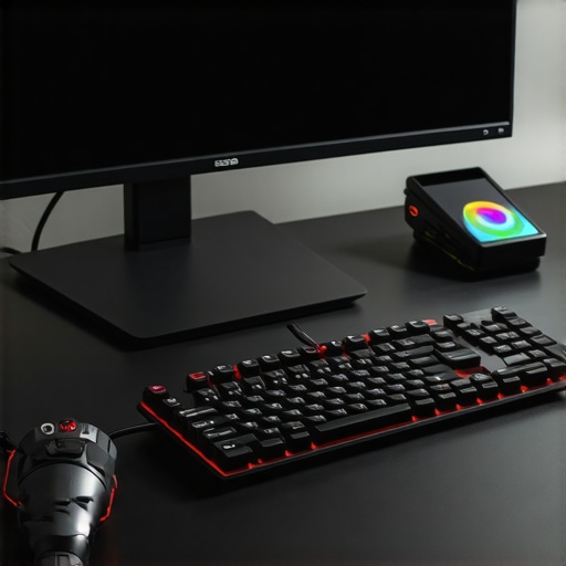 Tools for maintaining a professional workstation including an air blower and monitor calibrator