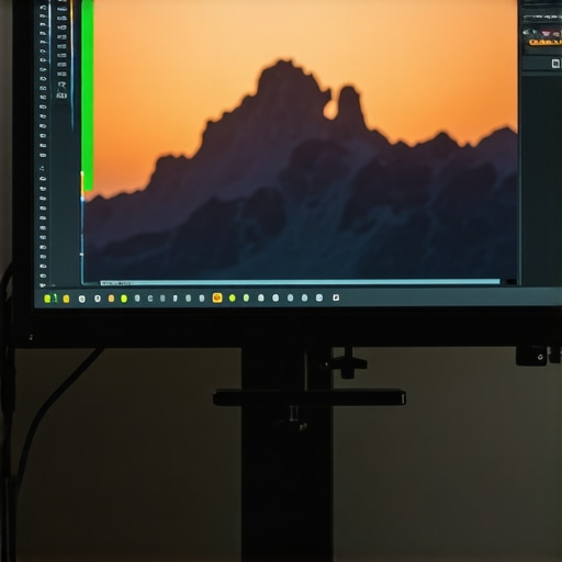 Hardware calibration for professional monitors A colorimeter being used to calibrate a high-end workstation display.