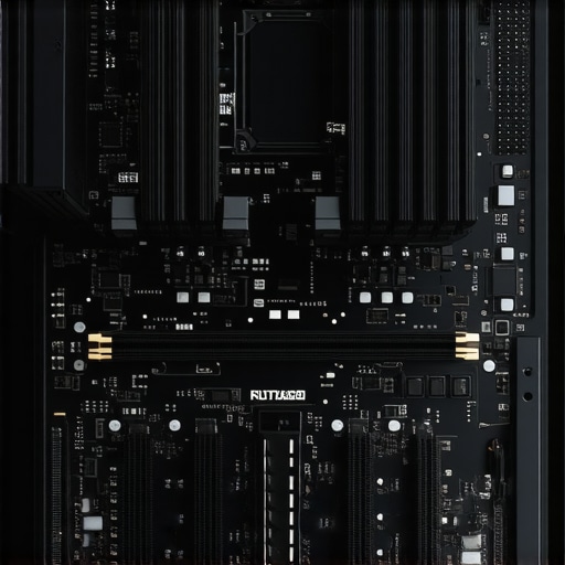 High-End Workstation Internal Air Cooling A clean professional workstation interior showing an air cooler and meticulous cable management for optimal airflow.