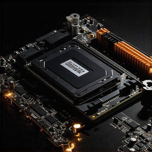 High-End Workstation SSD and Cooling Maintenance Close-up of a workstation interior showing an NVMe SSD heatsink and system cooling components for maintenance.