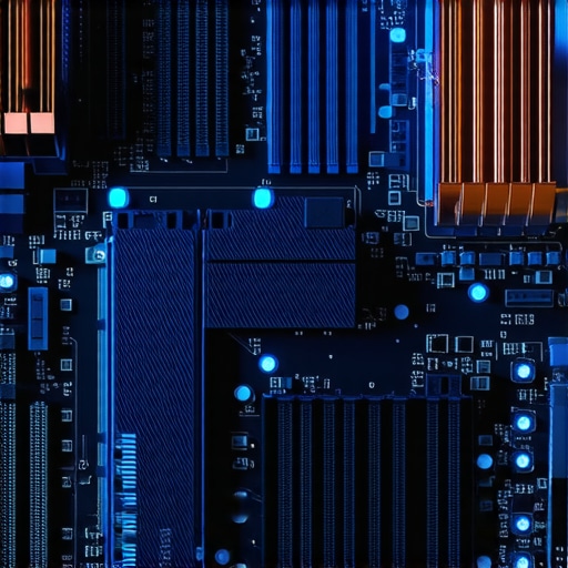 High-Performance NVMe SSD with Heatsink A close-up of a workstation NVMe SSD with an attached thermal heatsink to prevent throttling.