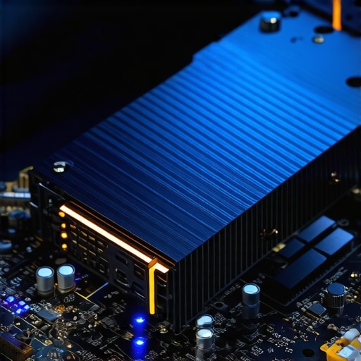 A professional NVMe SSD featuring a heavy-duty heatsink for workstation thermal management.