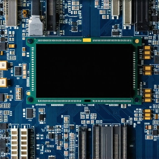High-Performance Workstation Storage Nuances A professional NVMe SSD with a thermal heatsink installed on a workstation motherboard.