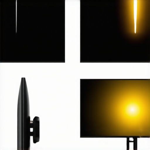 IPS Glow vs Backlight Bleed Comparison Visual demonstration comparing normal IPS glow and defective backlight bleed on a pro workstation monitor.