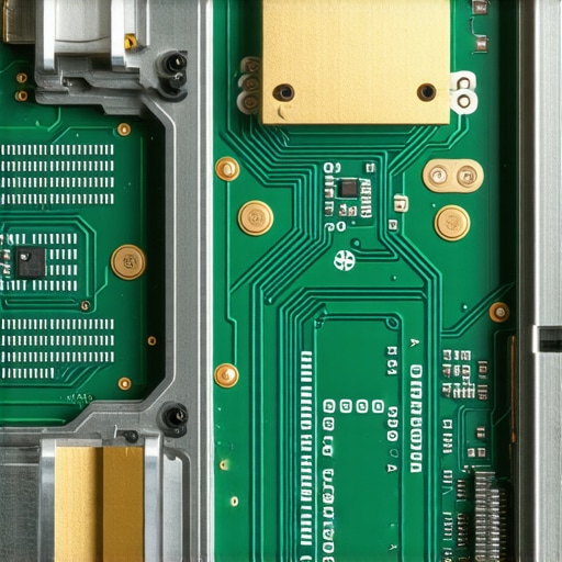 Internal Grounding and Gasket Details for Aluminum Keyboards Close up of a premium mechanical keyboard interior showing grounding points and silicone gaskets.