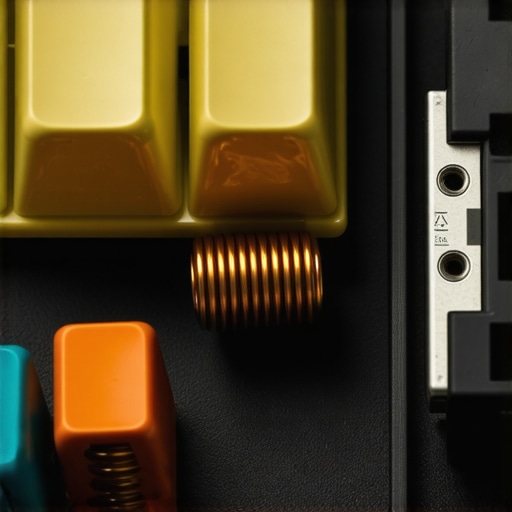 Mechanical Keyboard Springs for Weight Tuning Close-up of mechanical keyboard springs used for adjusting actuation force.