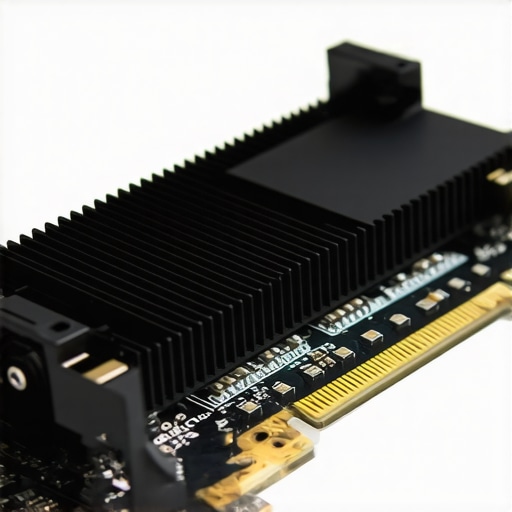 A high-performance Gen5 NVMe SSD equipped with an active cooling fan and aluminum heatsink to prevent thermal throttling.
