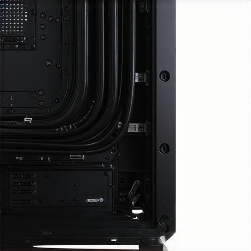 Modular PSU Wiring for Workstation Stability Dedicated power cables connected to a modular PSU in a professional PC build.