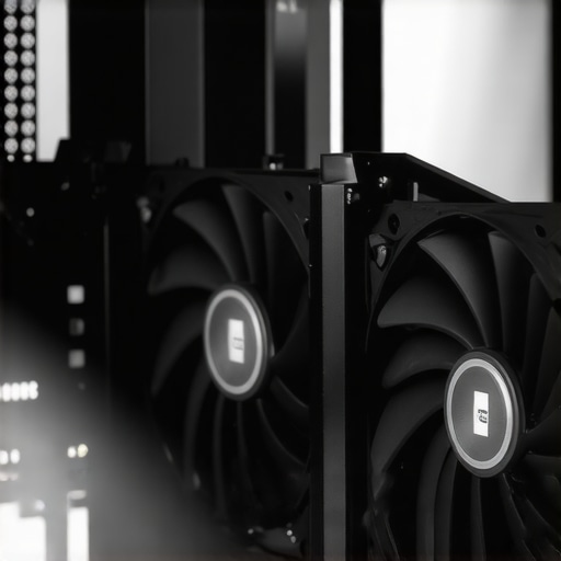 Optimized Bottom Intake Setup Bottom mounted static pressure fans in a PC workstation providing direct cooling to a GPU.