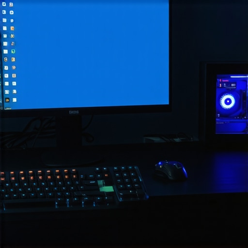 Optimized Minimalist Workstation Setup A high-performance minimalist workstation featuring a large 4K monitor and mechanical keyboard.